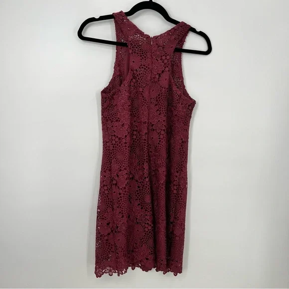 NWT WAYF Randy Floral Lace Embroidered Sleeveless Racerback Mini Dress S - Picture 9 of 10